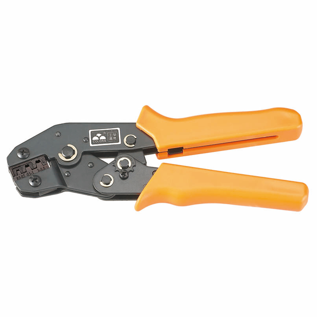 Ferramenta de crimpagem de fio de catraca SN-28B e JST Crimper trabalhando para pinos Dupont de 24-16 Awg (semelhante a 0,5-1,5 mm&sup2;)